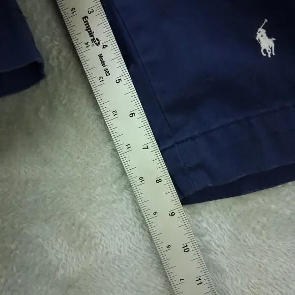 Mens polo ralph lauren Shorts Navy Classic Fit All over print sz 31 - Picture 7 of 8